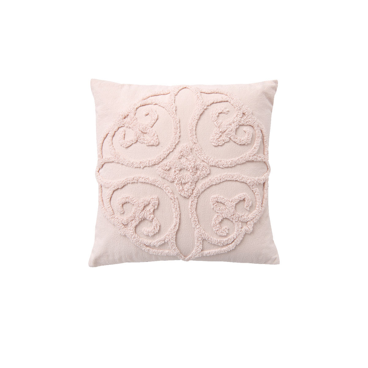 Bianca Ella Blush Square Filled Cushion 43 x 43cm Bianca Ella Blush Square Filled Cushion 43 x 43cm
