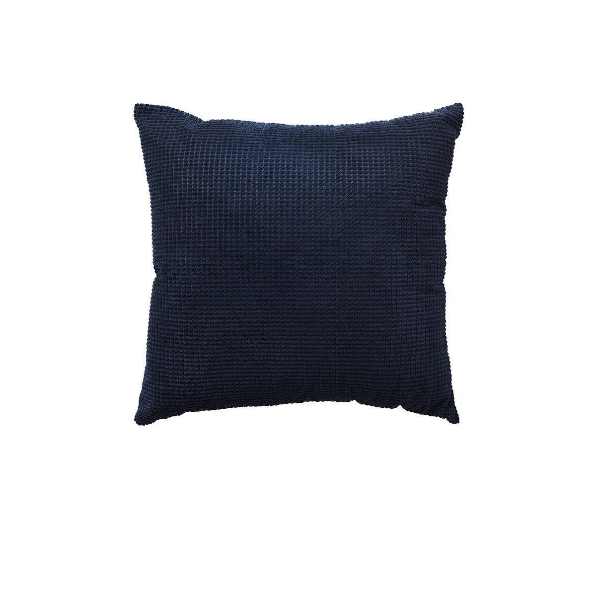 Lebron Indigo Jacquard Square Filled Cushion Lebron Indigo Jacquard Square Filled Cushion