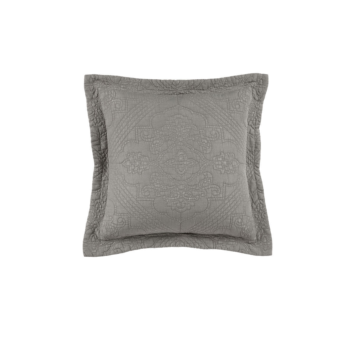 Bianca Zaria Taupe Square Filled Cushion 43 x 43cm Bianca Zaria Taupe Square Filled Cushion 43 x 43cm