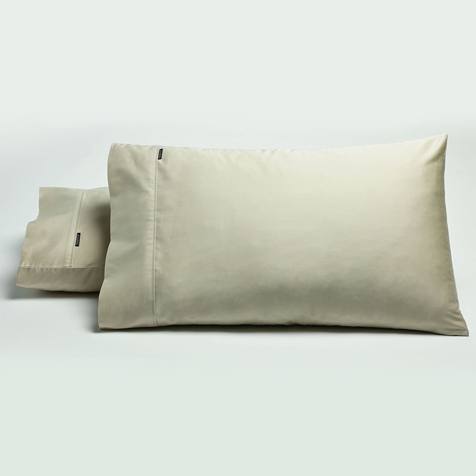 Bianca Pair of 500TC Cotton Sateen Standard Pillowcases Charcoal Bianca Pair of 500TC Cotton Sateen Standard Pillowcases Charcoal