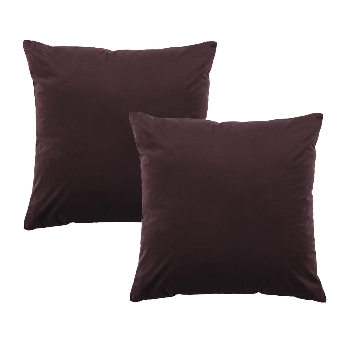 Bianca Pair of Vivid Coordinate Velvet Sage European Pillowcases 65 x 65 cm Bianca Pair of Vivid Coordinate Velvet Sage European Pillowcases 65 x 65 cm