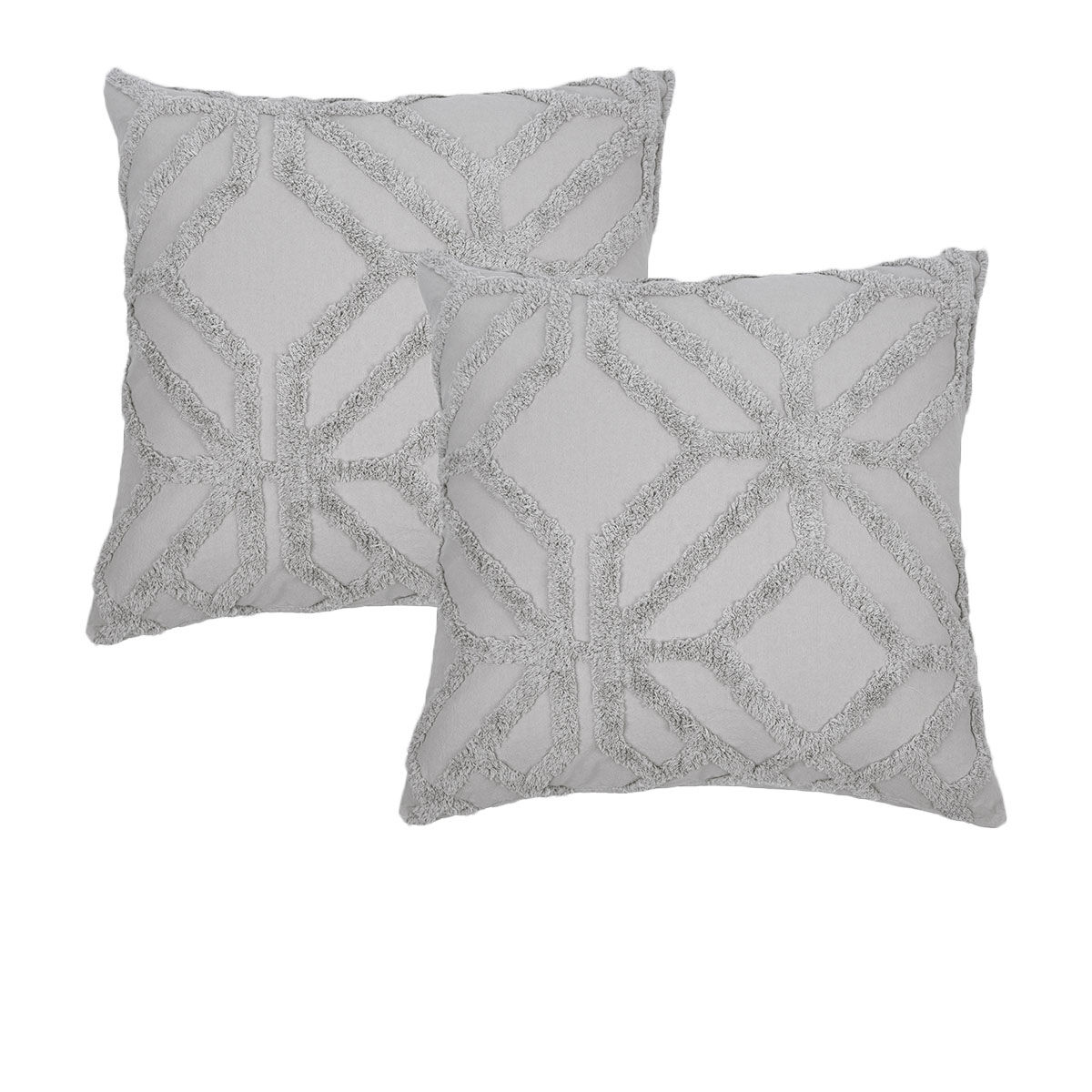 Bianca Pair of Willow Silver European Pillowcases Bianca Pair of Willow Silver European Pillowcases