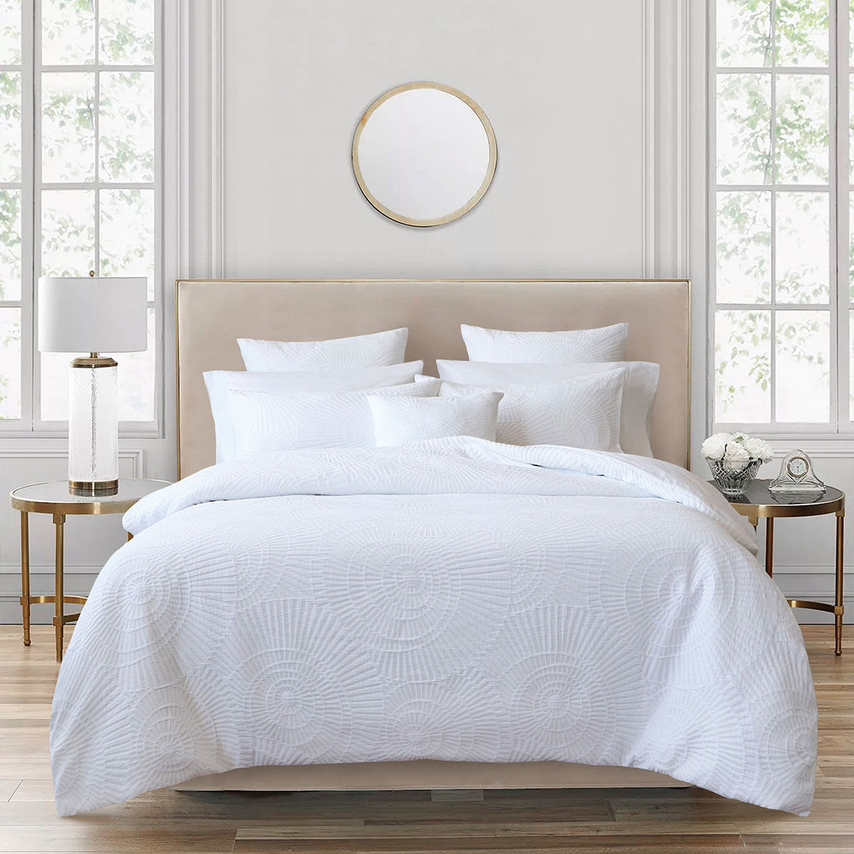 Bianca Byron White Quilt Cover Set Queen Bianca Byron White Quilt Cover Set Queen
