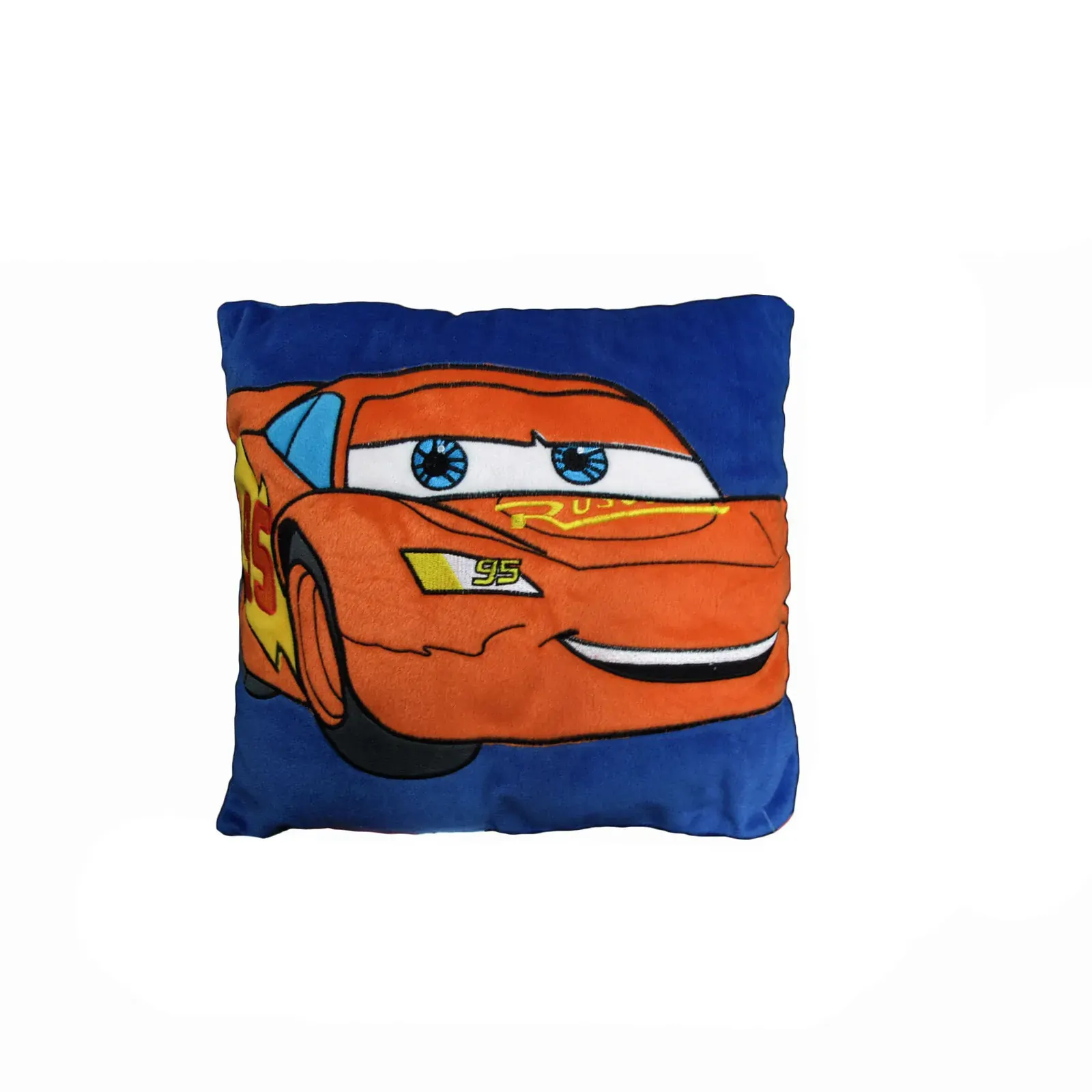 Pixar Cars McQueen Embroidered Cushion Pixar Cars McQueen Embroidered Cushion