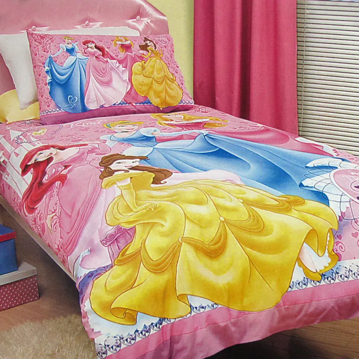 Disney Three Princesses Licensed Quilt Cover Set Single Disney Three Princesses Licensed Quilt Cover Set Single