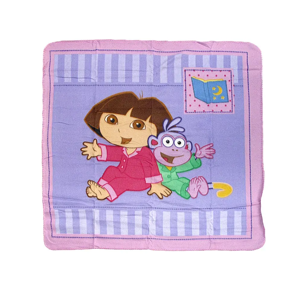 Polar Fleece Throw Rug Dora Explorer with Monkey 100 x 100 cm Polar Fleece Throw Rug Dora Explorer with Monkey 100 x 100 cm