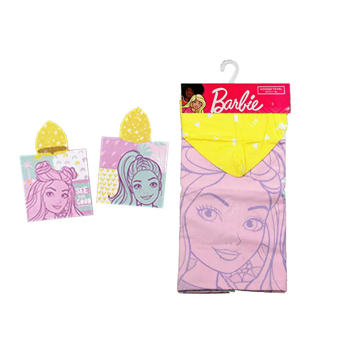 Barbie See the Good Cotton Hooded Licensed Towel 60 x 120 cm Barbie See the Good Cotton Hooded Licensed Towel 60 x 120 cm