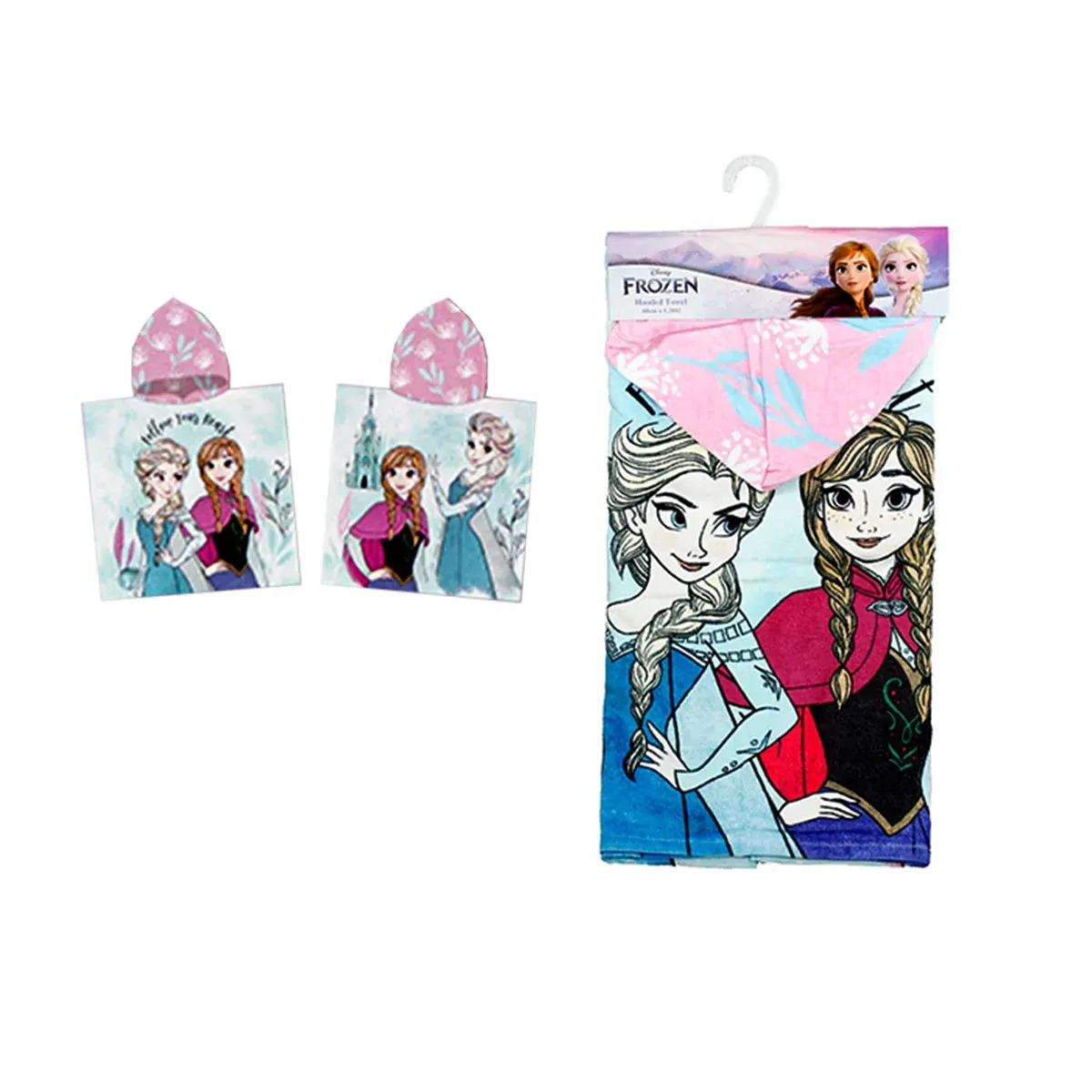 Frozen Follow Your Heart Cotton Hooded Licensed Towel 60 x 120 cm Frozen Follow Your Heart Cotton Hooded Licensed Towel 60 x 120 cm