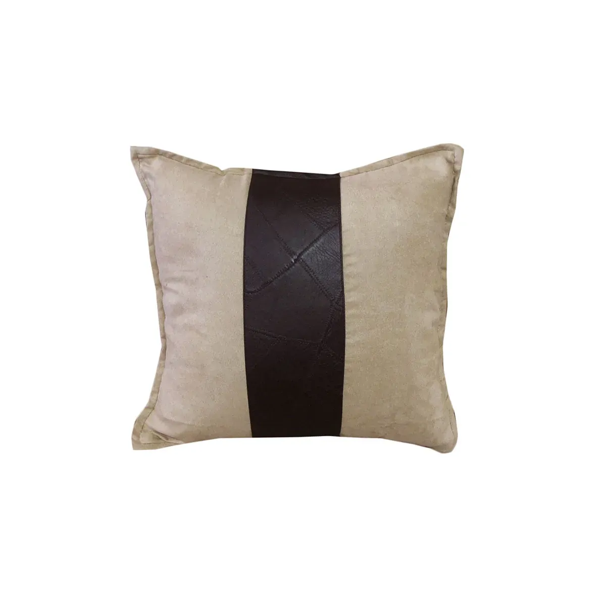 Studio Faux Suede/Faux Leather Square Cushion Cover 40 x 40 cm Studio Faux Suede/Faux Leather Square Cushion Cover 40 x 40 cm