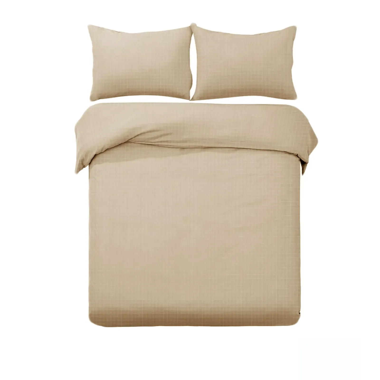 Designer Selection Ascot Embossed Quilt Cover Set Latte King Designer Selection Ascot Embossed Quilt Cover Set Latte King