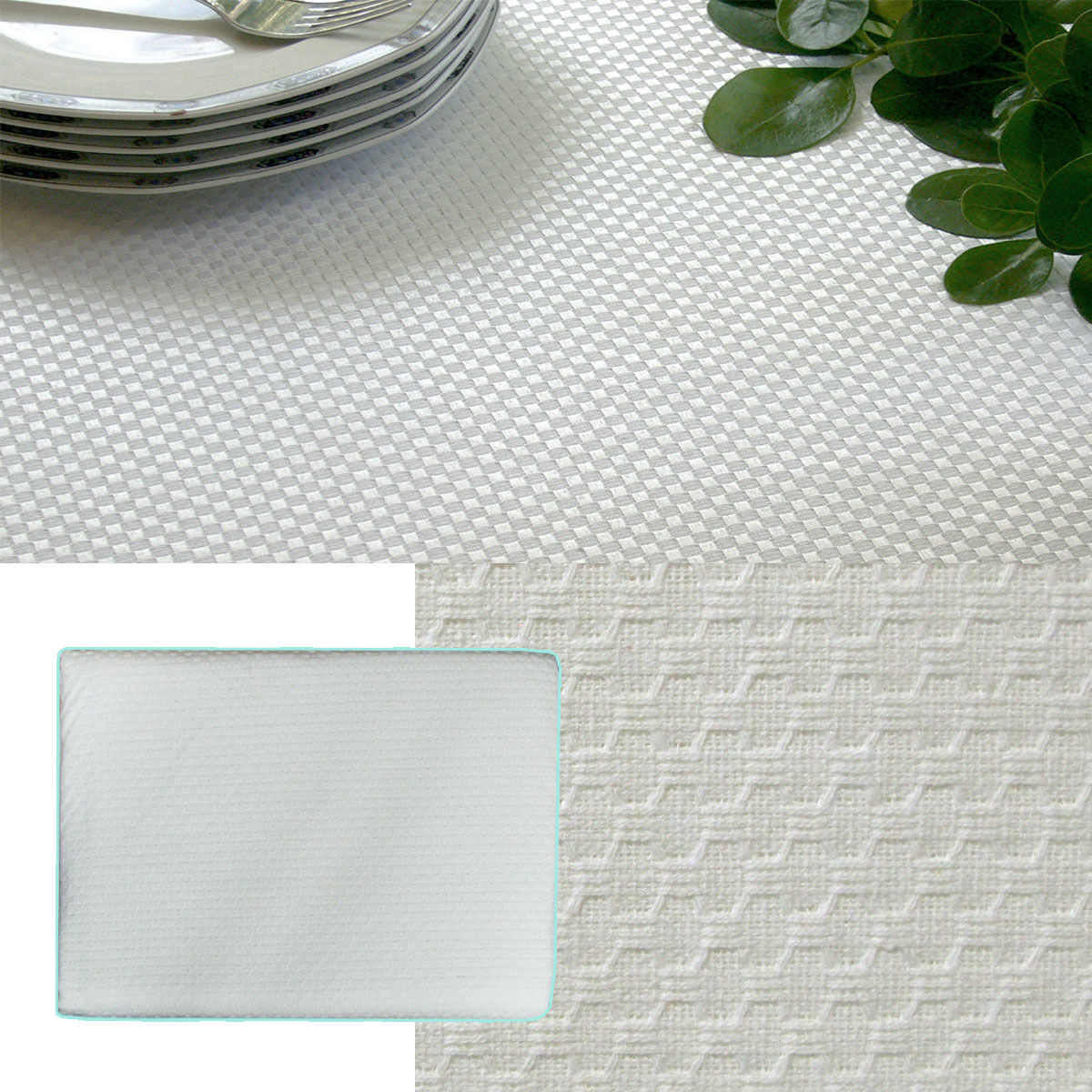 Invitation Prestige Cotton Rich Jacquard Off White Table Cloth 160 x 360 cm Invitation Prestige Cotton Rich Jacquard Off White Table Cloth 160 x 360 cm