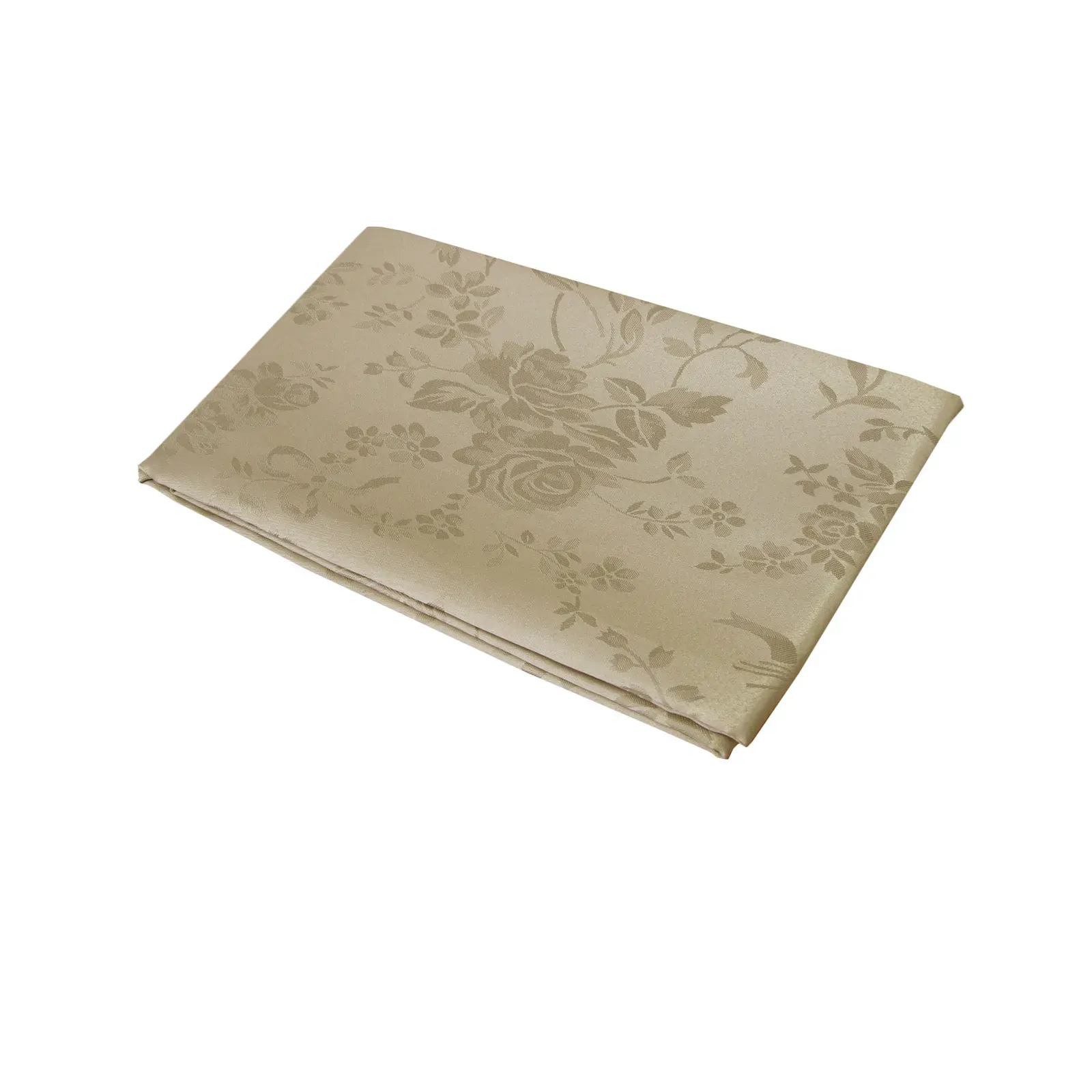 Jacquard Table Cloth Roses Latte 135 x 180cm Rectangle Jacquard Table Cloth Roses Latte 135 x 180cm Rectangle