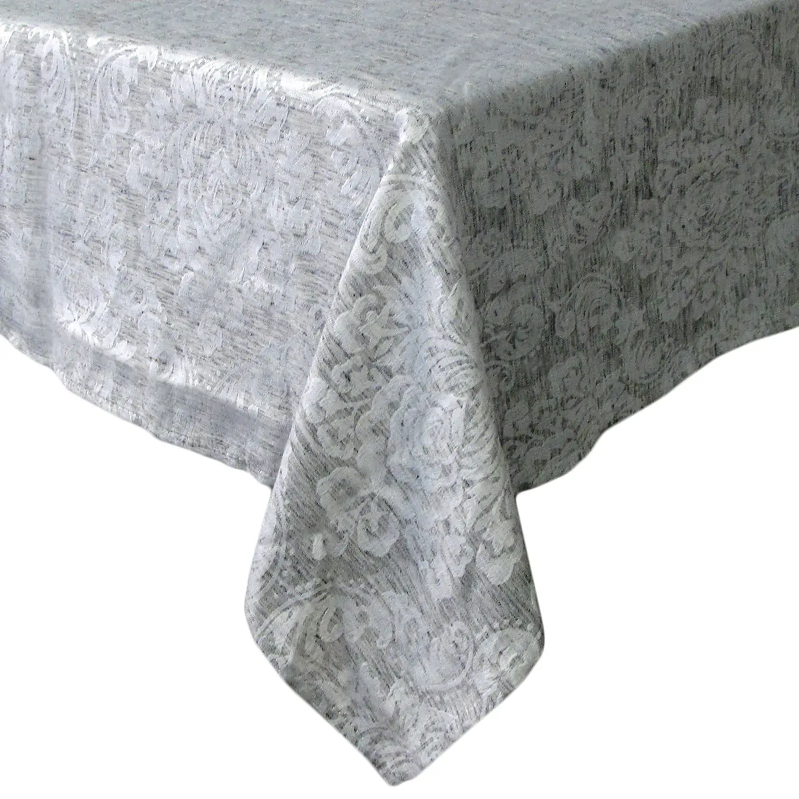 Royale Damask Table Cloth Grey 180 x 360 cm Royale Damask Table Cloth Grey 180 x 360 cm