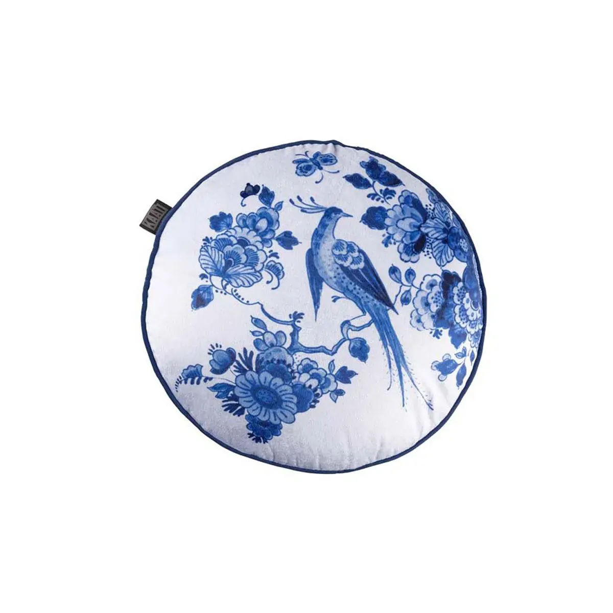 Bedding House Blue Bird Round Filled Cushion 40cm Diameter Bedding House Blue Bird Round Filled Cushion 40cm Diameter