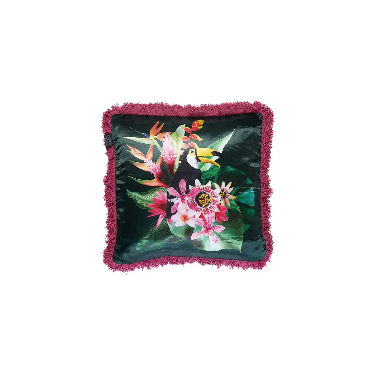 Bedding House Jungle Fever Pink Filled Cushion Bedding House Jungle Fever Pink Filled Cushion
