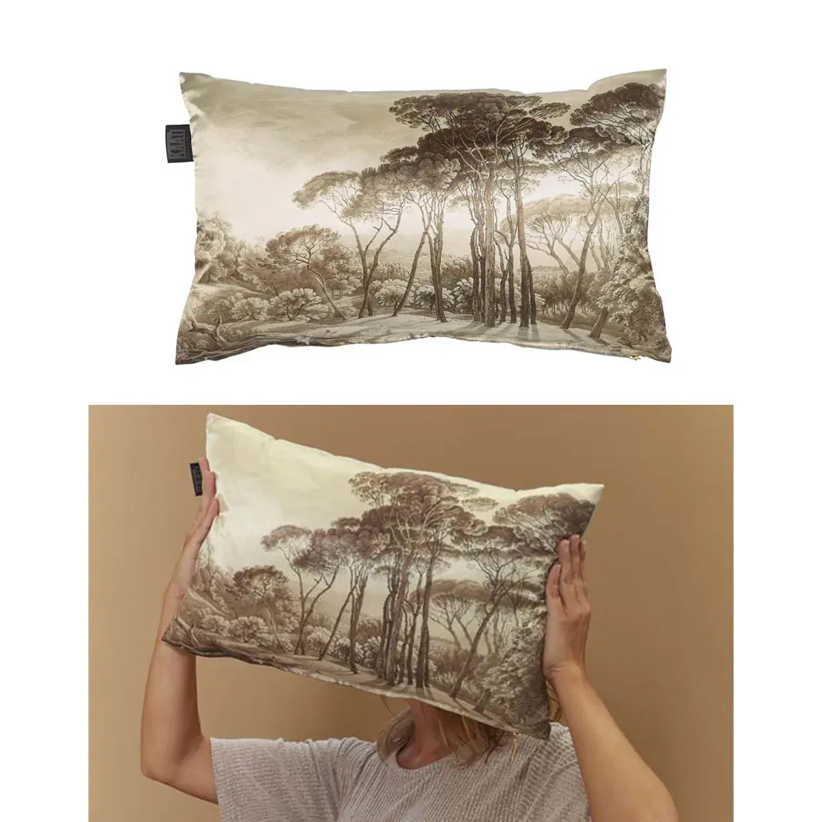 Bedding House Odetta Natural Oblong Filled Cushion 30cm x 50cm Bedding House Odetta Natural Oblong Filled Cushion 30cm x 50cm