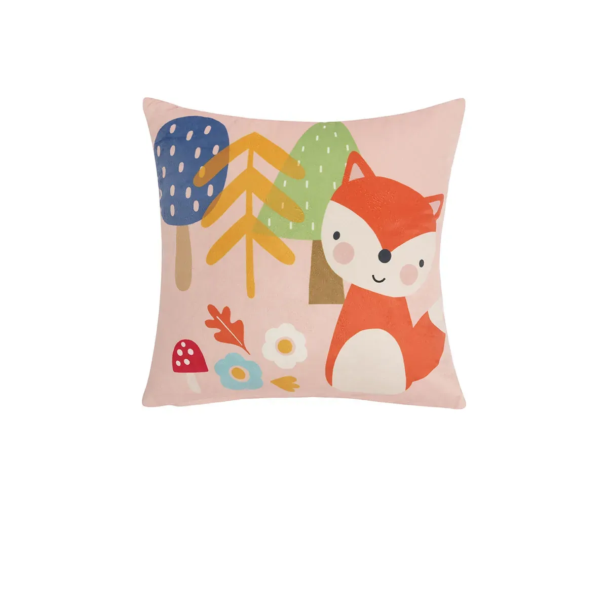 Happy Kids Rainbow Forest Filled Square Cushion Happy Kids Rainbow Forest Filled Square Cushion