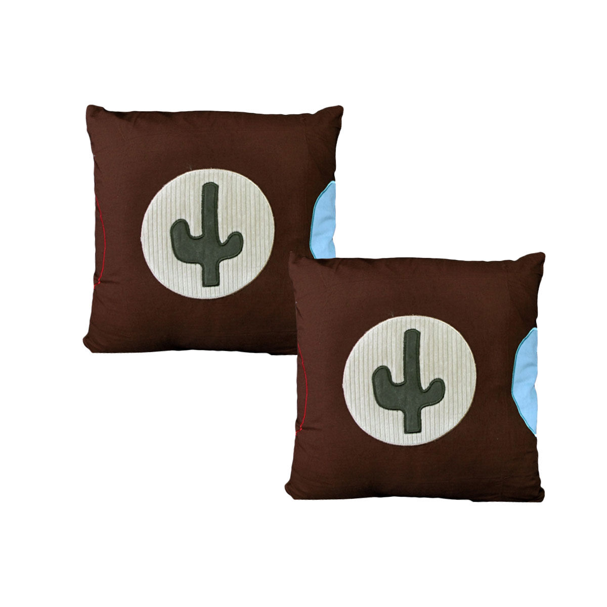 Pack of 2 Shelley Mermaid Embroidered Cushion Covers 43 x 43 cm Pack of 2 Shelley Mermaid Embroidered Cushion Covers 43 x 43 cm