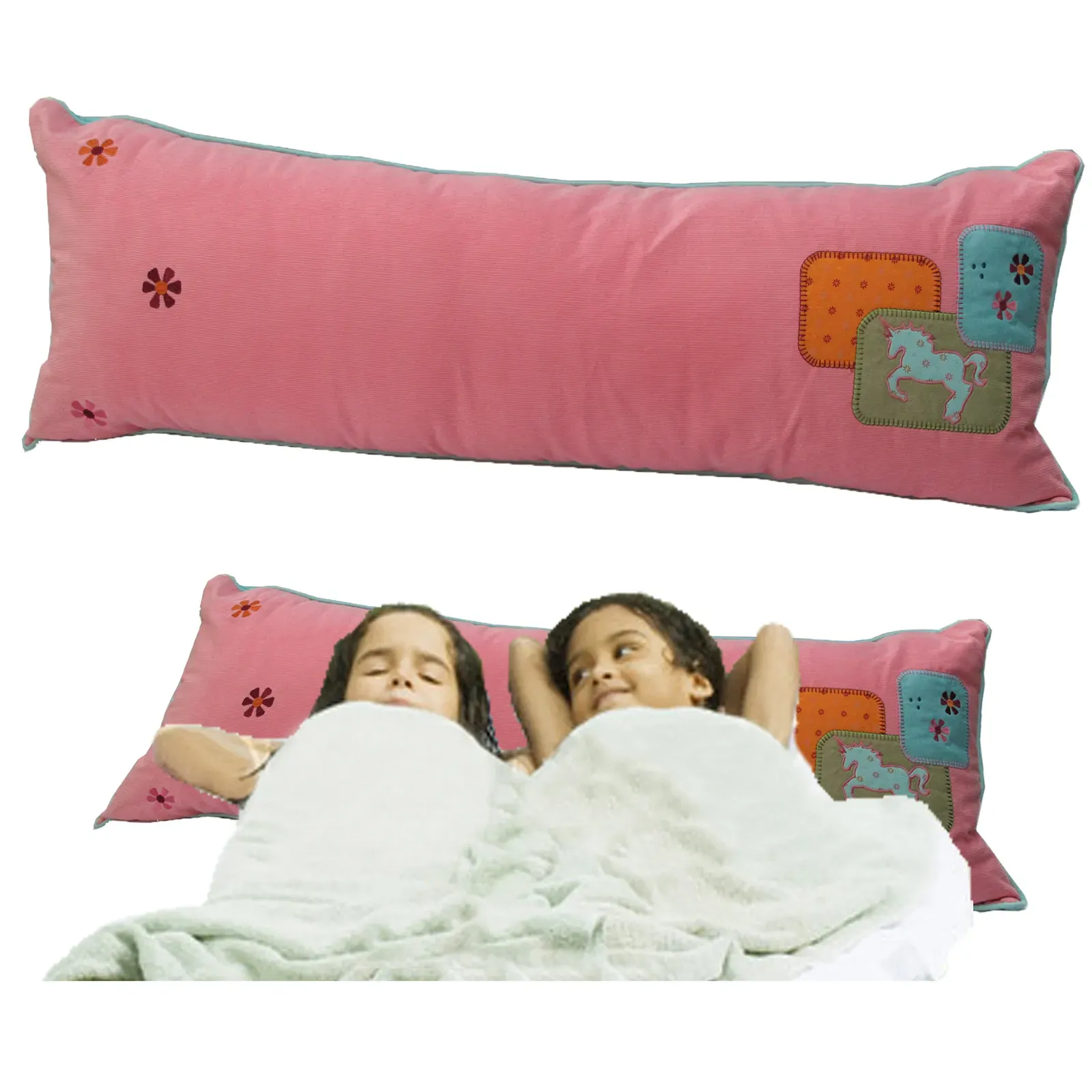 Happy Kids Best Friend Double Pillow - 40cm x 110cm Happy Kids Best Friend Double Pillow - 40cm x 110cm