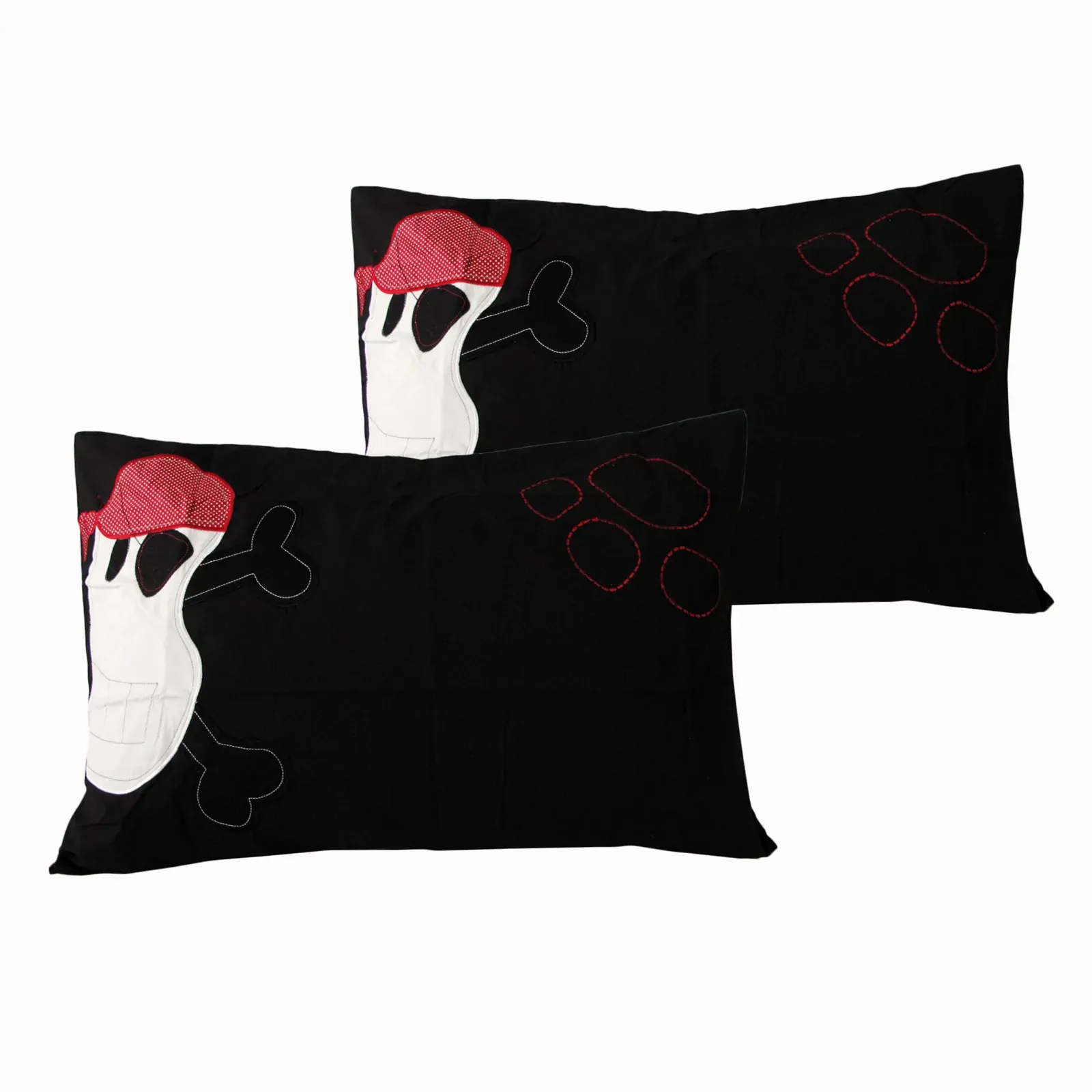 Happy Kids A Pair of Funny Bones Standard Pillowcases Happy Kids A Pair of Funny Bones Standard Pillowcases
