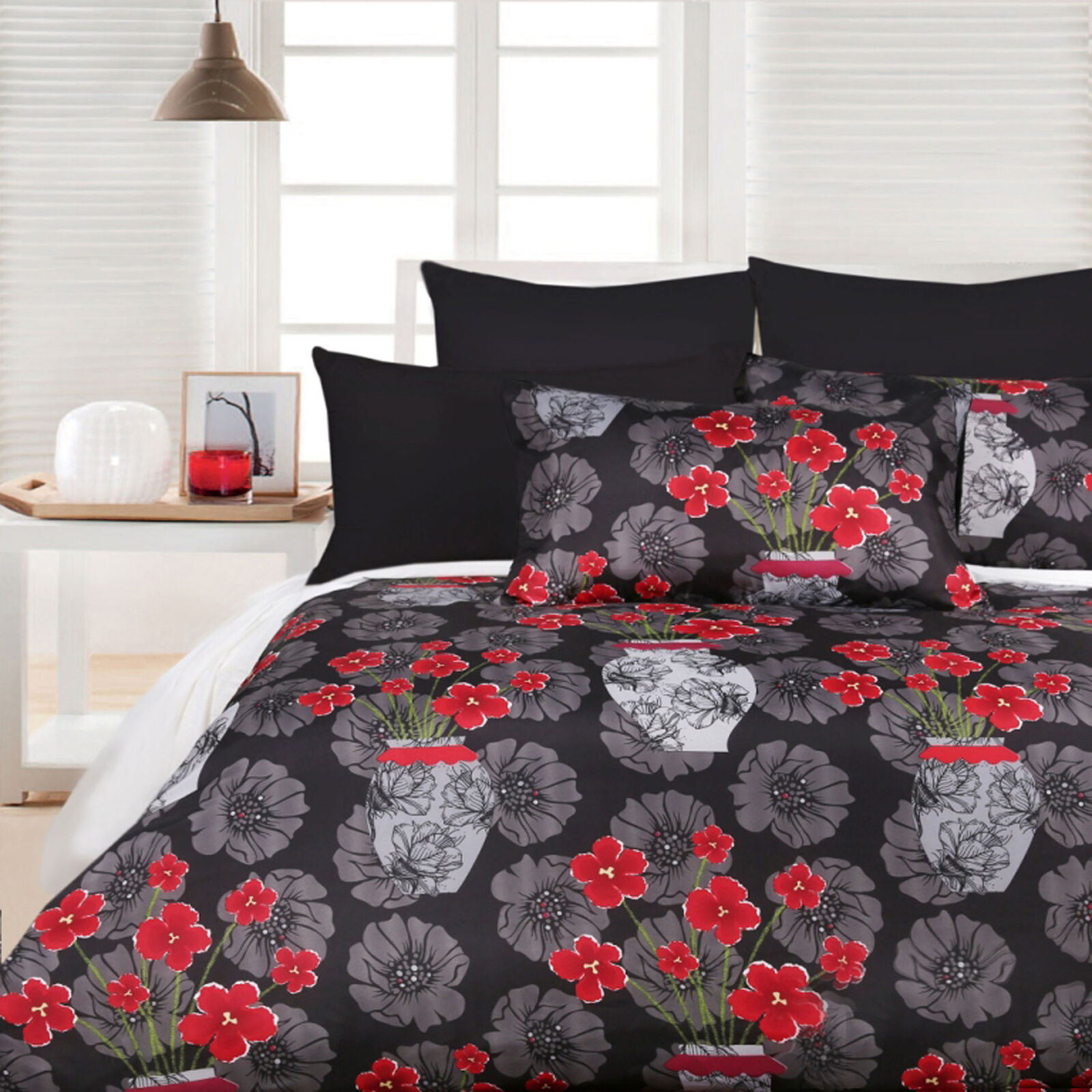 Big Sleep Devine Black Quilt Cover Set - Single Big Sleep Devine Black Quilt Cover Set - Single