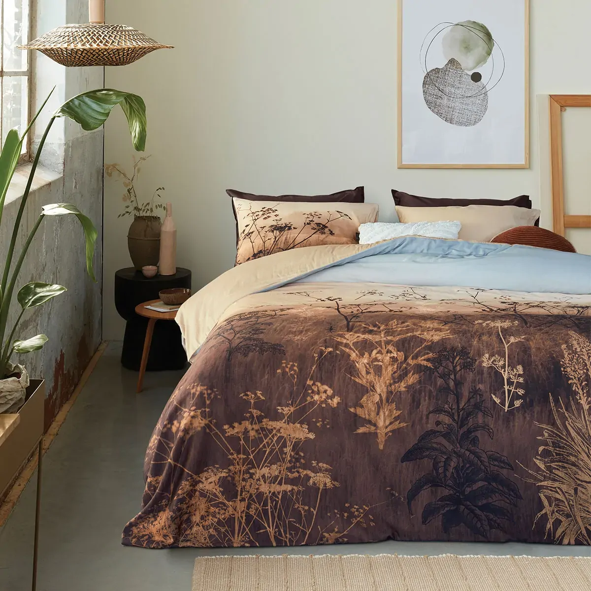 Judy Brown Cotton Quilt Cover Set King Judy Brown Cotton Quilt Cover Set King