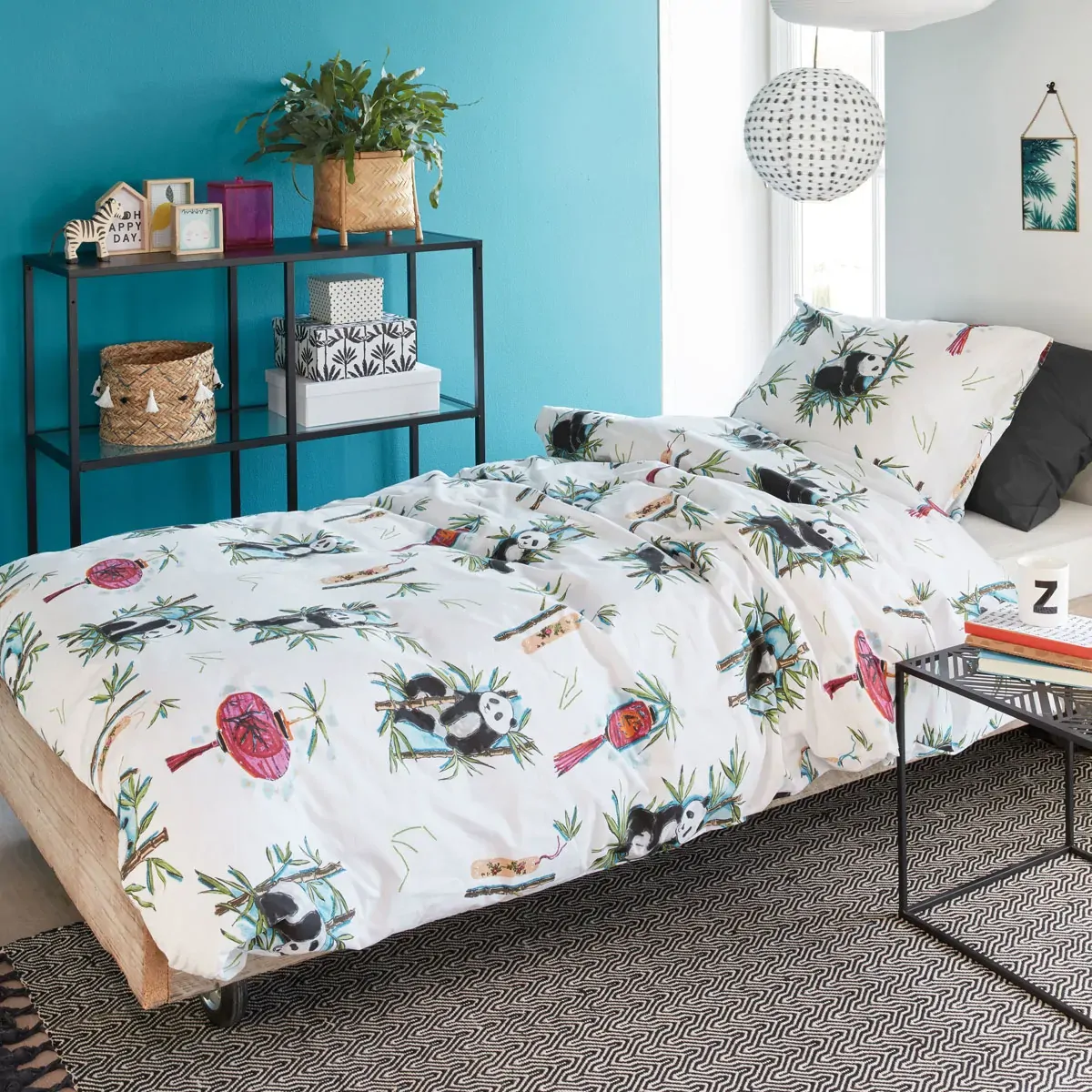 Bedding House Panda Dream Cotton Quilt Cover Set Single Bedding House Panda Dream Cotton Quilt Cover Set Single