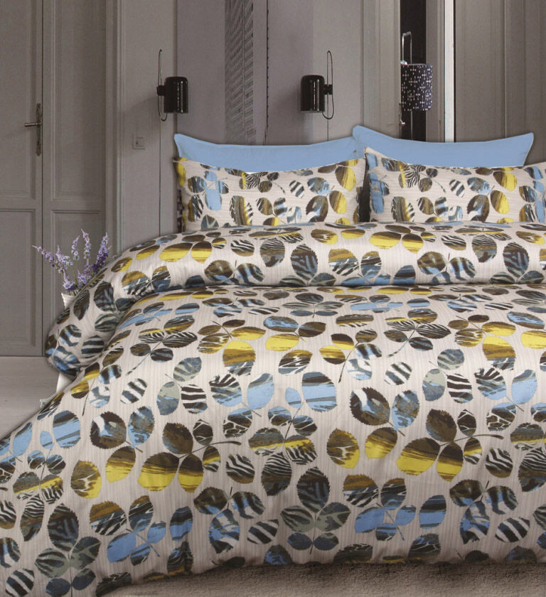 Westwood Printed Foliage Quilt Cover Set QUEEN Westwood Printed Foliage Quilt Cover Set QUEEN