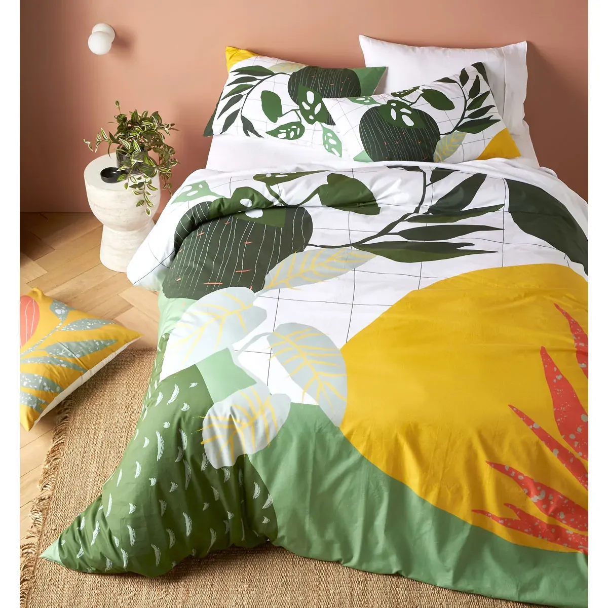 Ren Multi Cotton Quilt Cover Set King Ren Multi Cotton Quilt Cover Set King