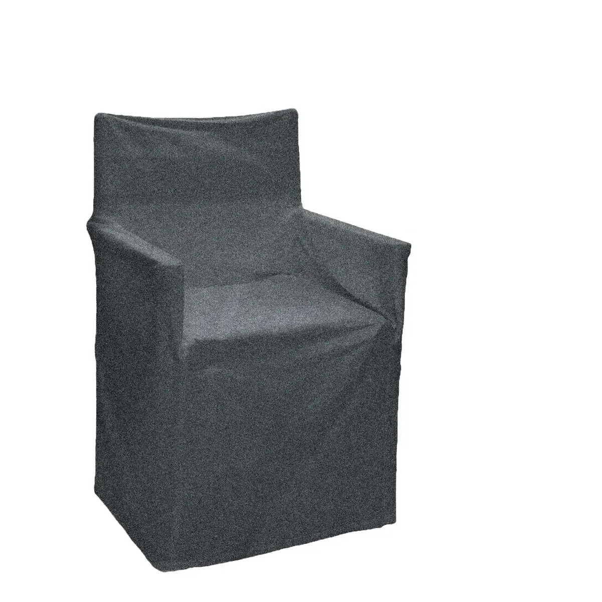 IDC Homewares Cotton Solid Director Chair Cover Charcoal IDC Homewares Cotton Solid Director Chair Cover Charcoal