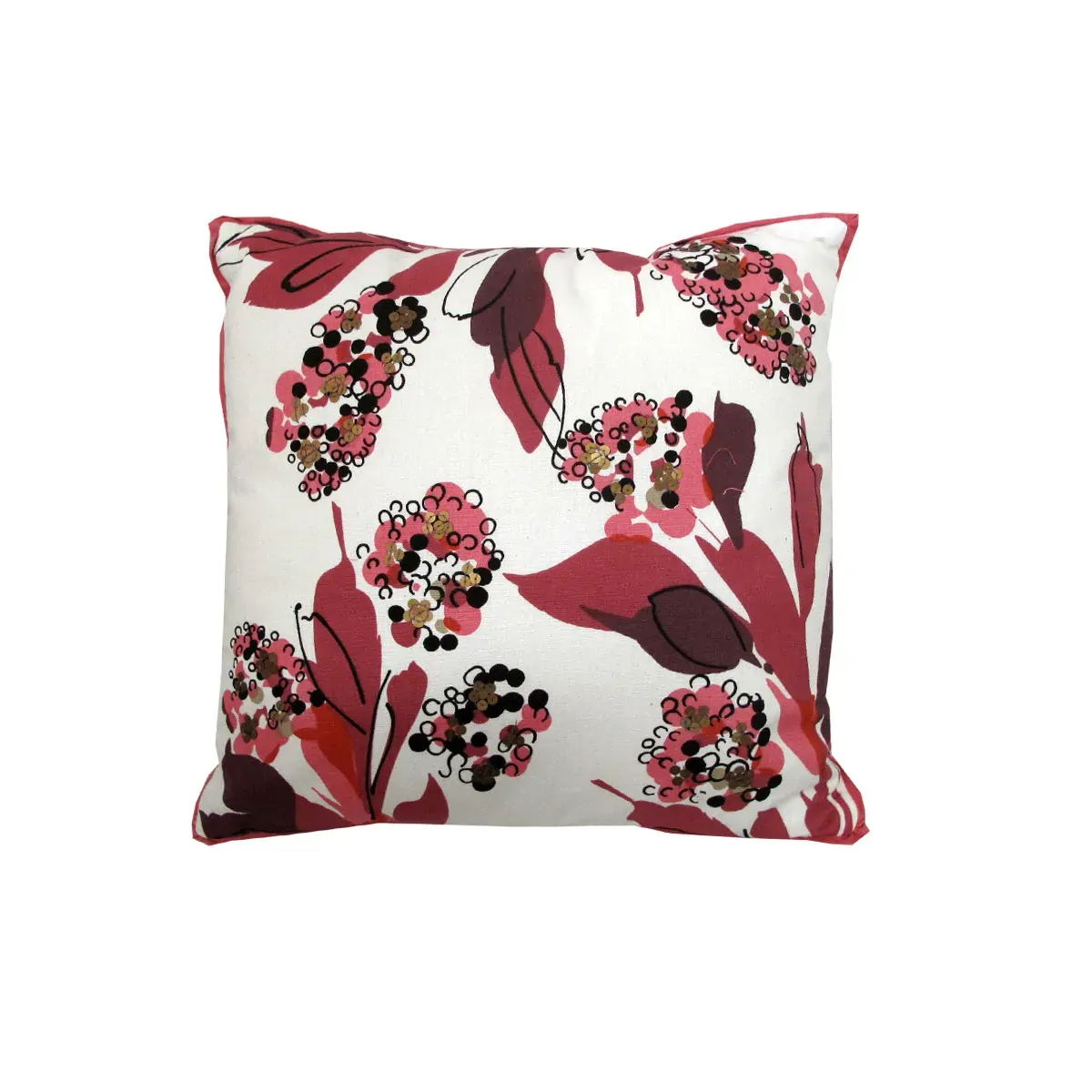 IDC Homewares Amelia Applique Pink Filled Cushion 43 x 43 cm IDC Homewares Amelia Applique Pink Filled Cushion 43 x 43 cm
