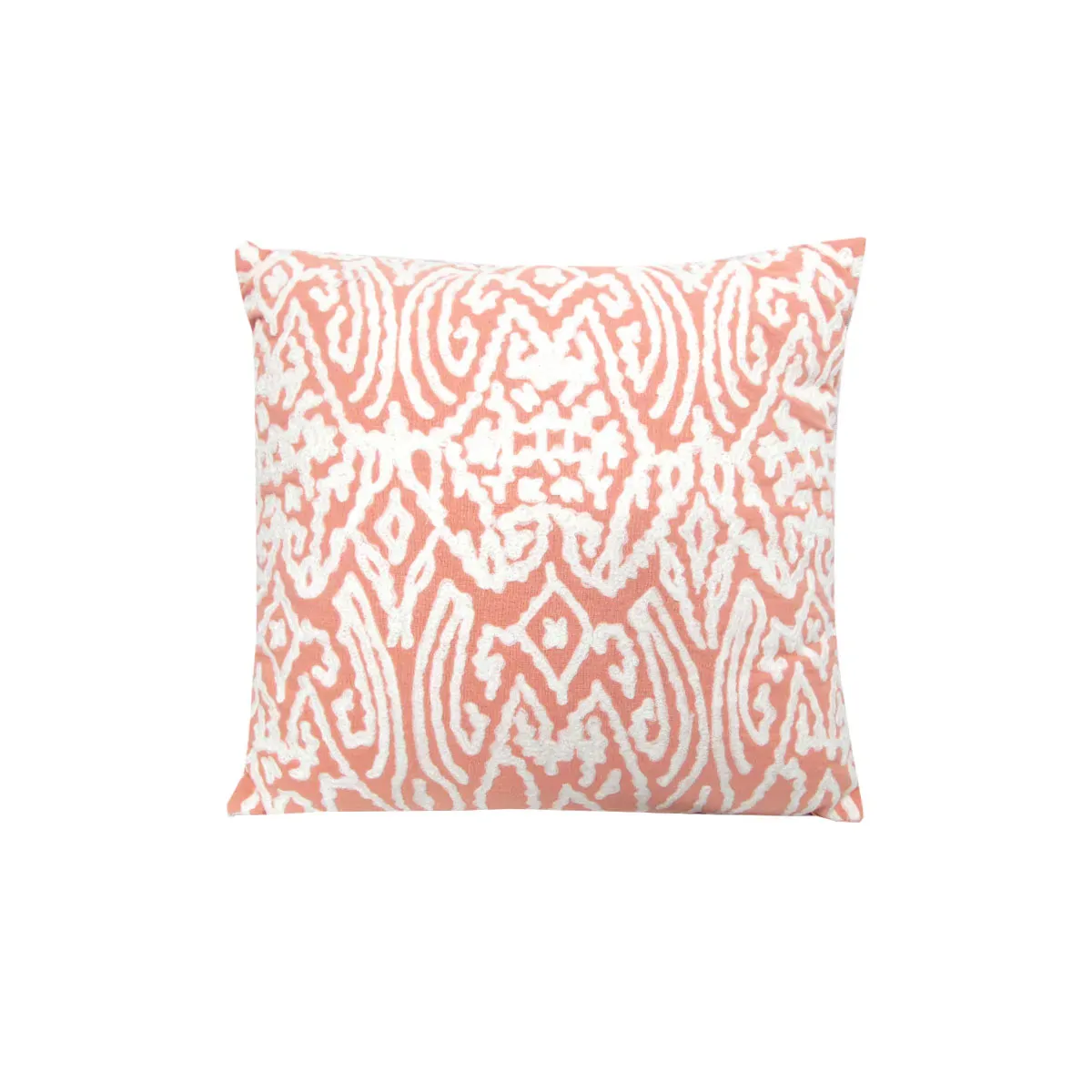 J.Elliot Home Grace Coral Applique Filled Cushion 43 x 43 cm J.Elliot Home Grace Coral Applique Filled Cushion 43 x 43 cm