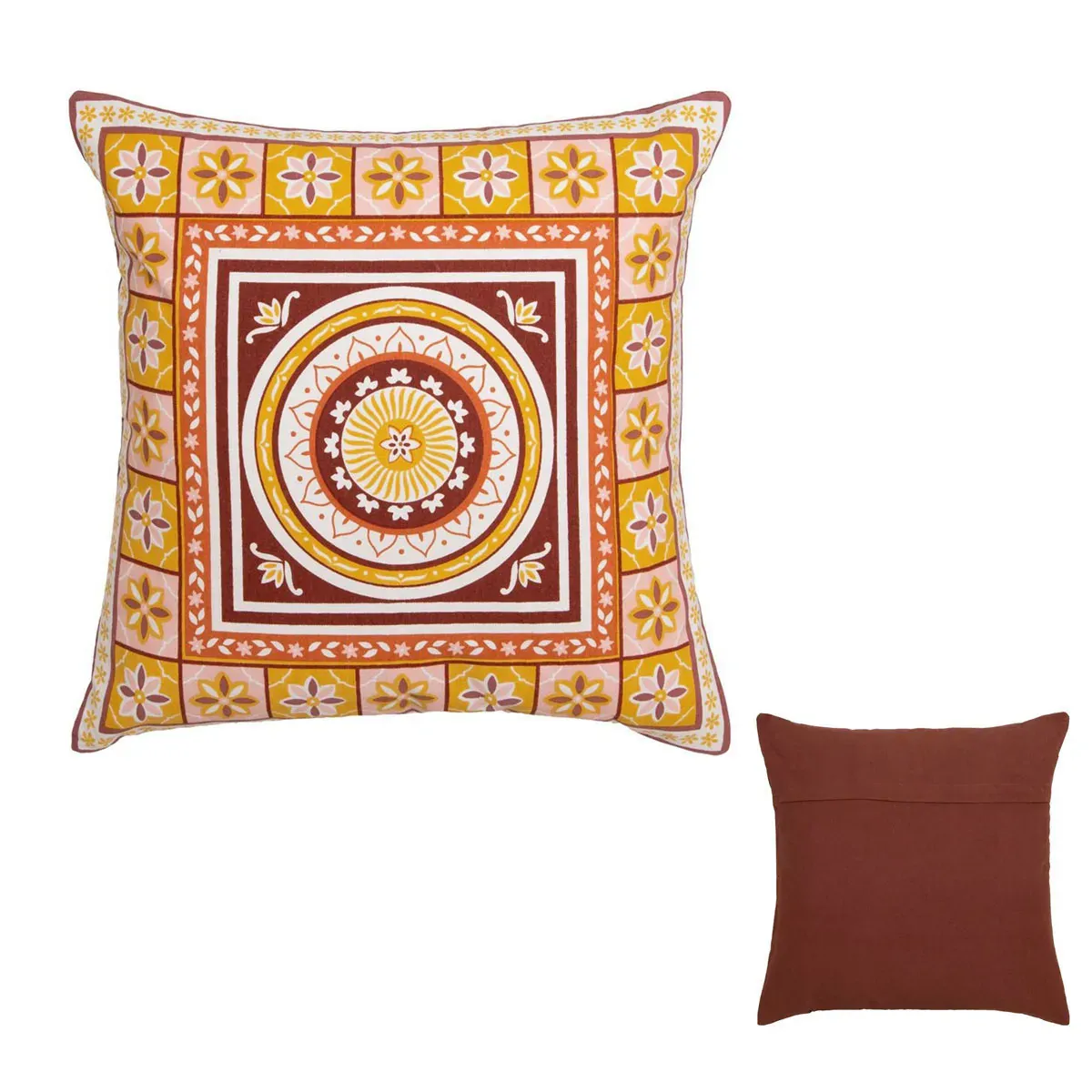 J Elliot Home Kasbah Luxury Filled Cushion 50 x 50cm Pink J Elliot Home Kasbah Luxury Filled Cushion 50 x 50cm Pink
