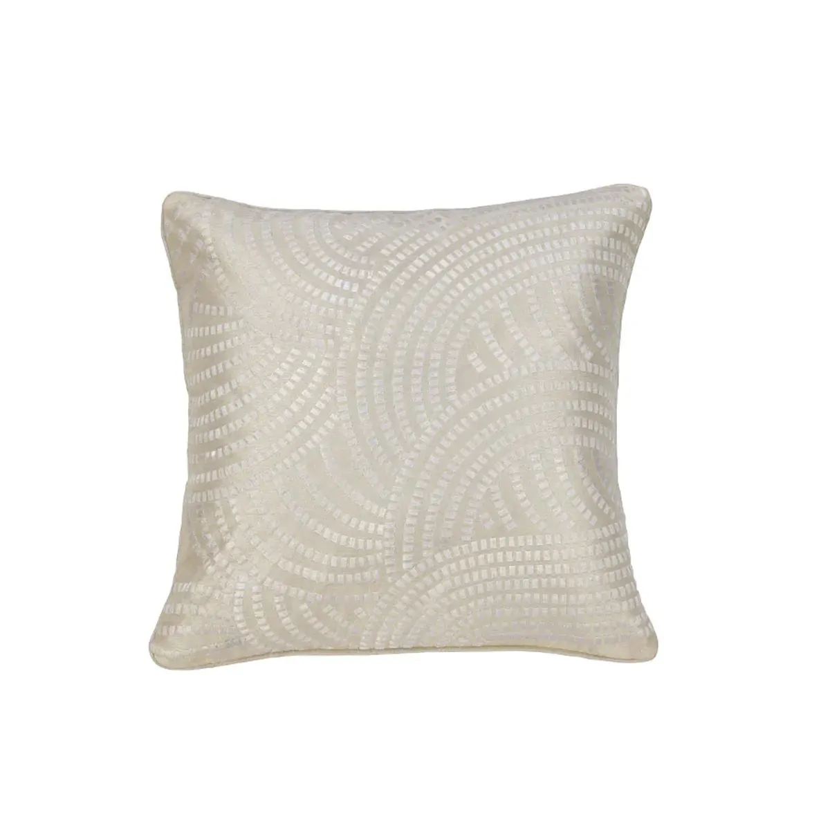 IDC Homewares Pacific Embroidered White Filled Cushion 43 x 43 cm IDC Homewares Pacific Embroidered White Filled Cushion 43 x 43 cm