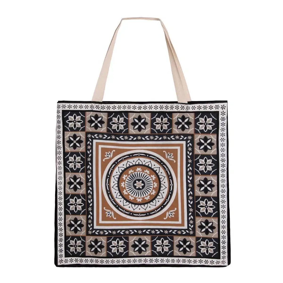 J Elliot Home Kasbah Cotton Tote Shopping Bag 40.5x43x10cm Blue J Elliot Home Kasbah Cotton Tote Shopping Bag 40.5x43x10cm Blue