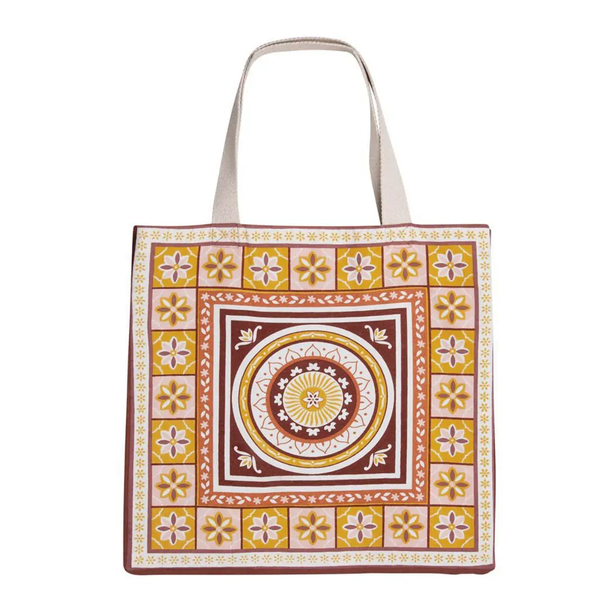 J Elliot Home Kasbah Cotton Tote Shopping Bag 40.5x43x10cm Pink J Elliot Home Kasbah Cotton Tote Shopping Bag 40.5x43x10cm Pink