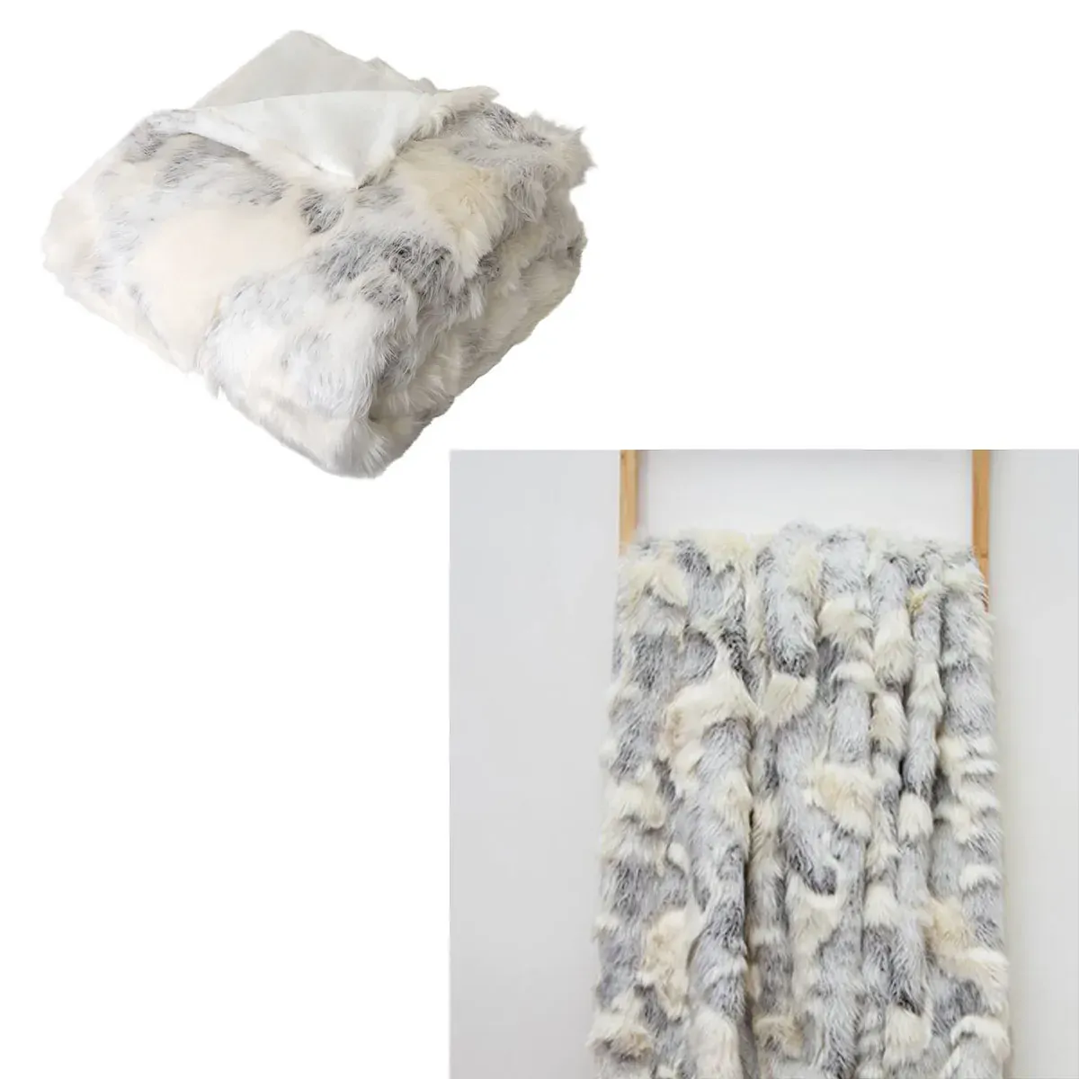 J Elliot Home Arctic Luxury Faux Fur Throw 130 x 160cm J Elliot Home Arctic Luxury Faux Fur Throw 130 x 160cm