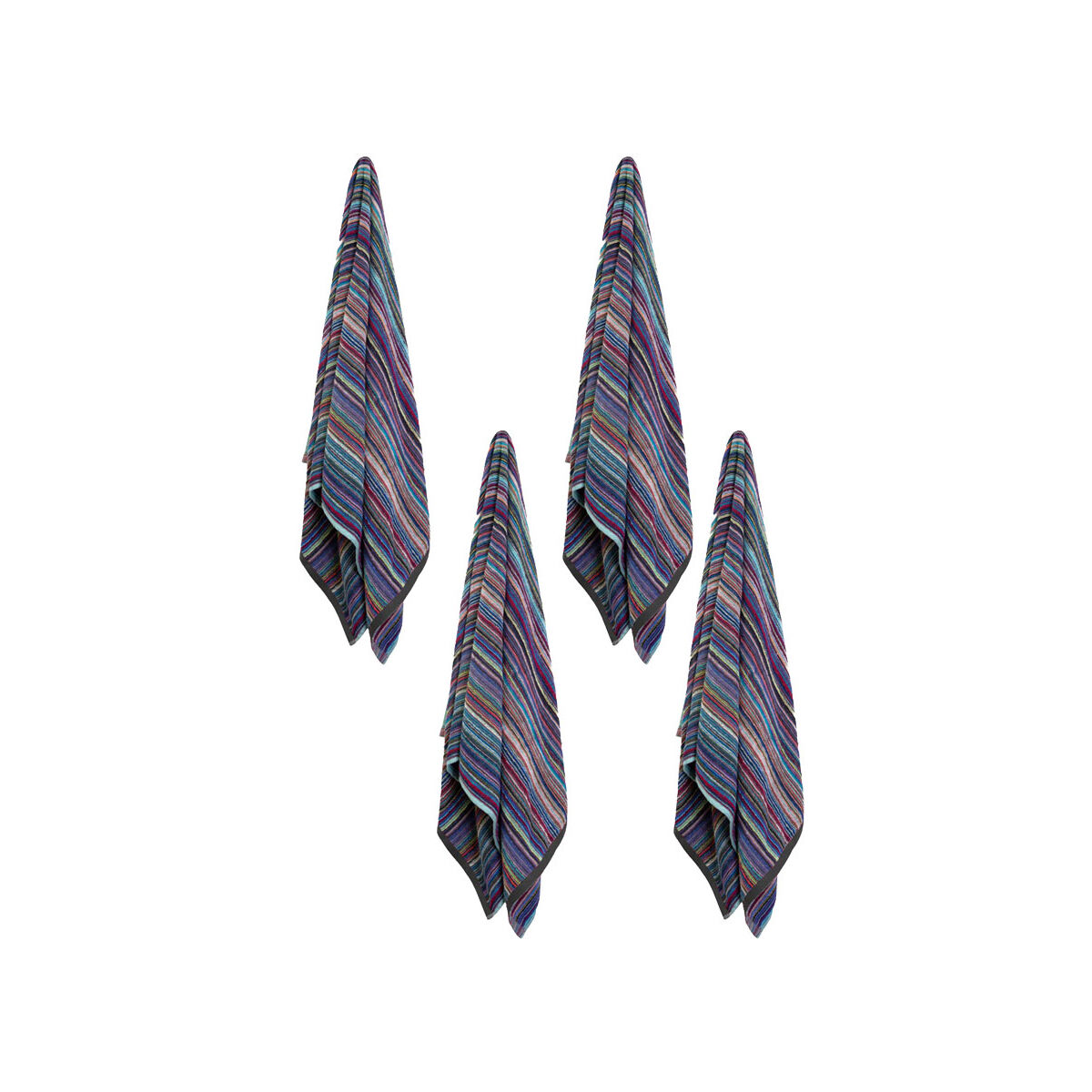 J Elliot Home Set of 4 100% Cotton Multi Purpose Towels 70 x 140 cm J Elliot Home Set of 4 100% Cotton Multi Purpose Towels 70 x 140 cm