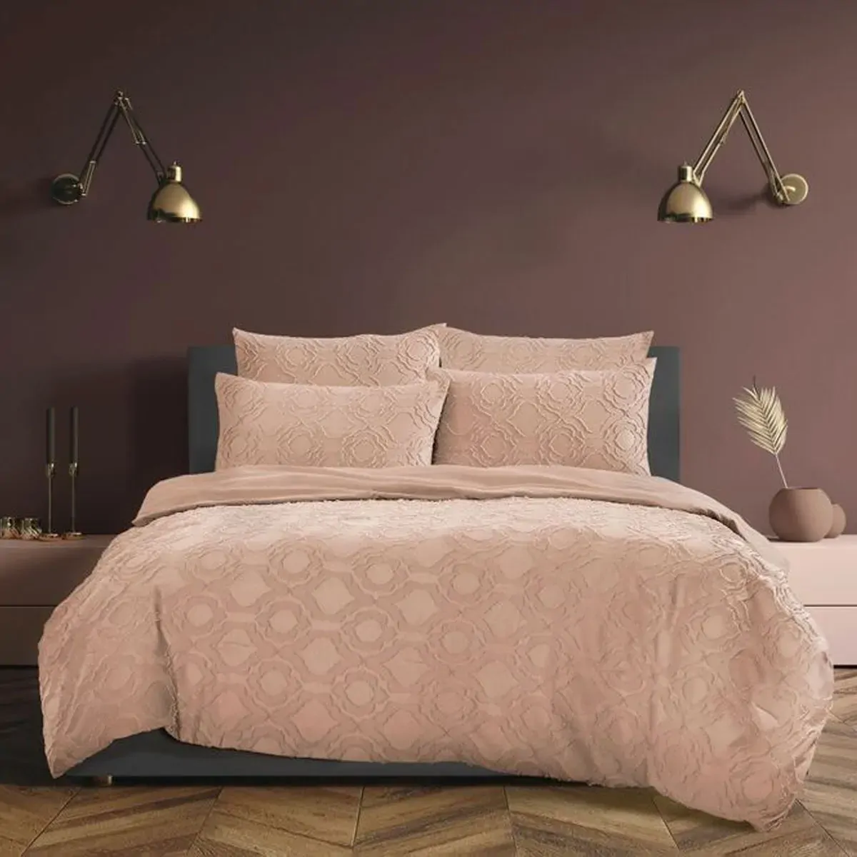Ardor 5 Pce Comforter Set Millicent Storm Grey King Ardor 5 Pce Comforter Set Millicent Storm Grey King
