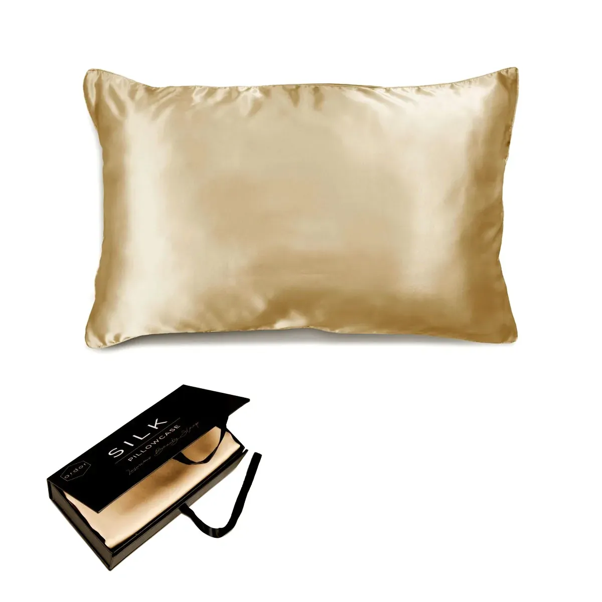 Ardor Mulberry Silk Standard Pillowcase Silver Nights Ardor Mulberry Silk Standard Pillowcase Silver Nights
