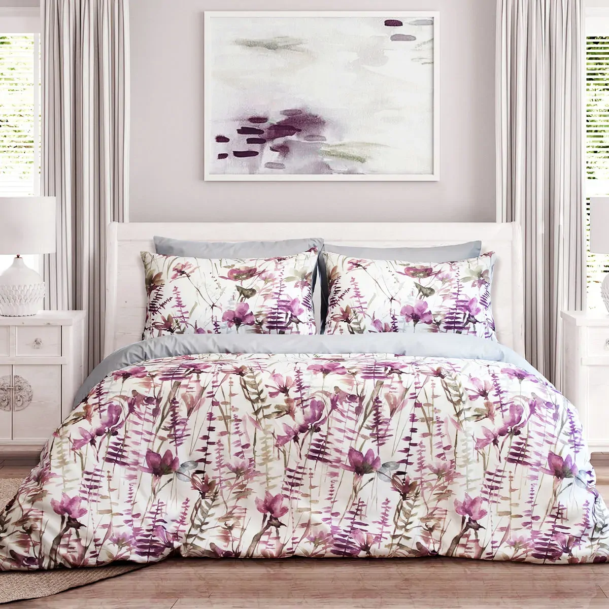 Ardor Felicity Printed Floral Quilt Cover Set King Ardor Felicity Printed Floral Quilt Cover Set King