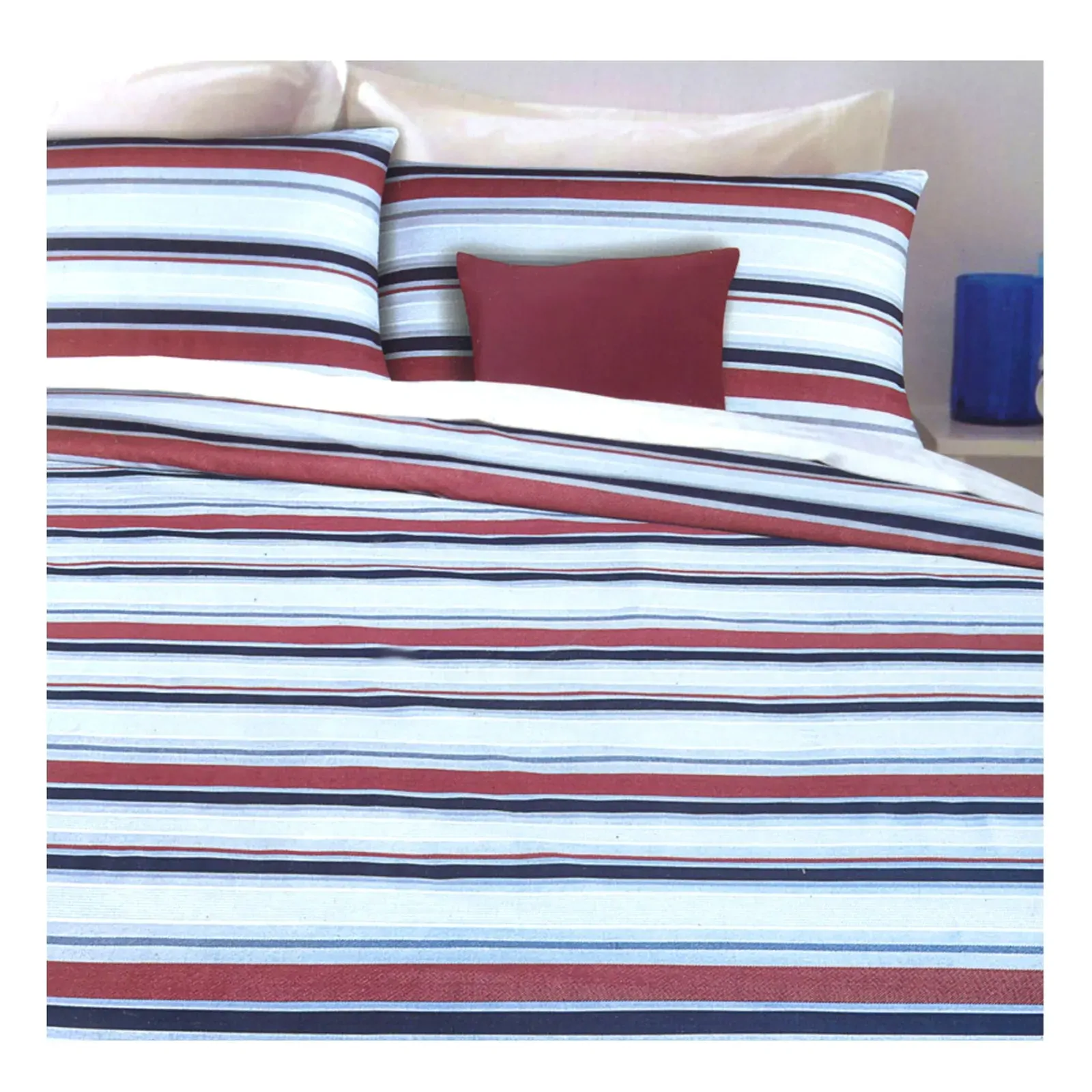 Infinity Navy Quilt Cover Set King Infinity Navy Quilt Cover Set King