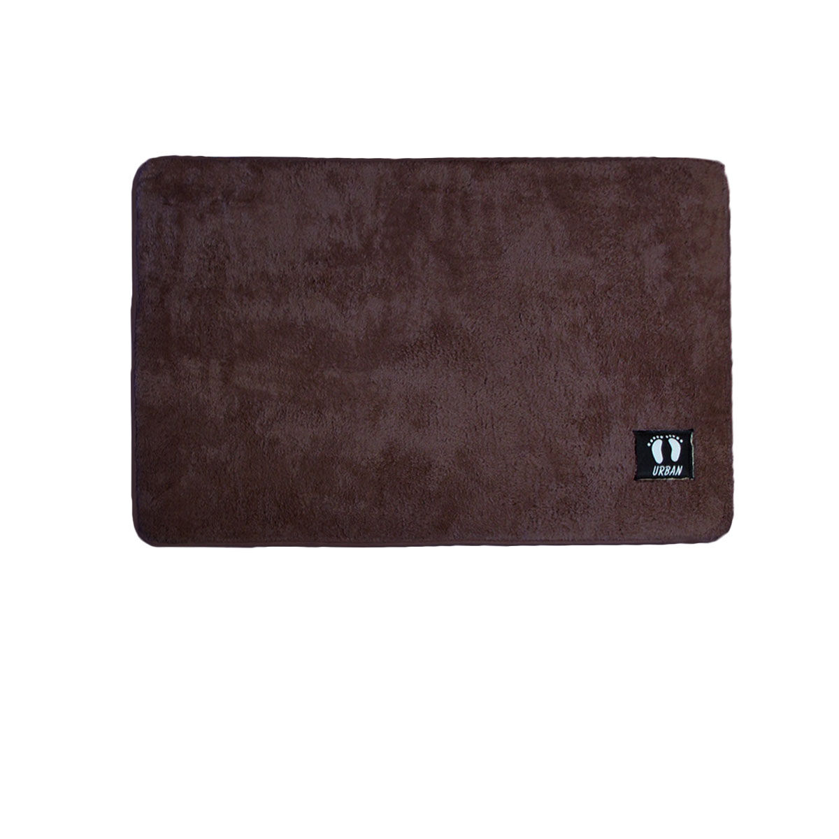 Asha Anti Slip Polyester Bath Mat 50 x 80 cm Chocolate Asha Anti Slip Polyester Bath Mat 50 x 80 cm Chocolate