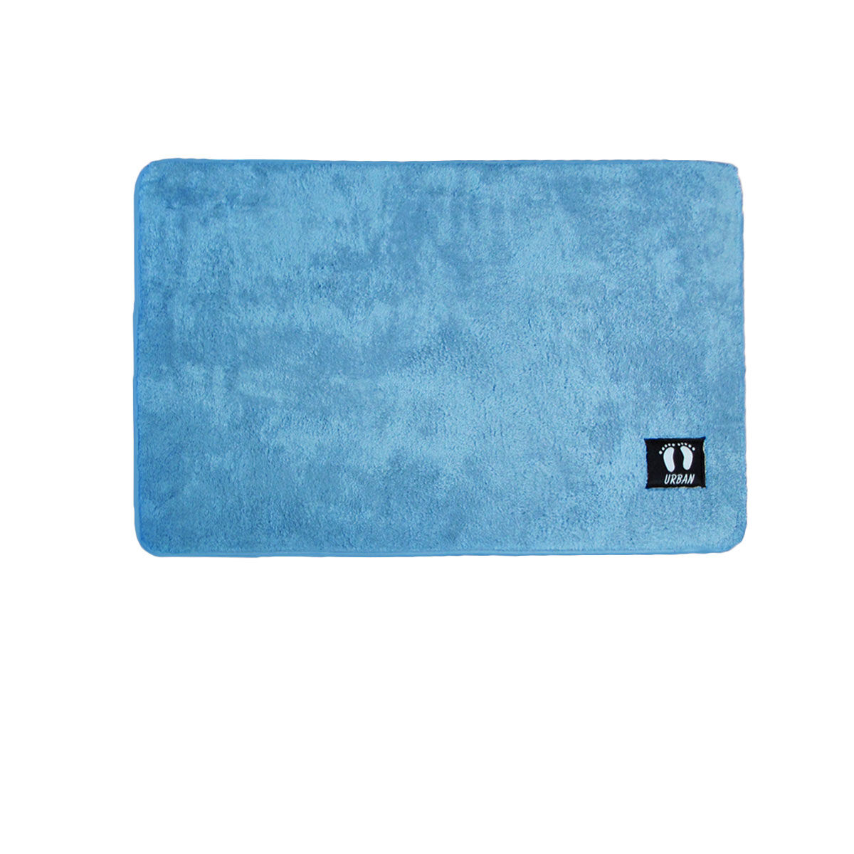 Asha Anti Slip Polyester Bath Mat 50 x 80 cm Frost Blue Asha Anti Slip Polyester Bath Mat 50 x 80 cm Frost Blue