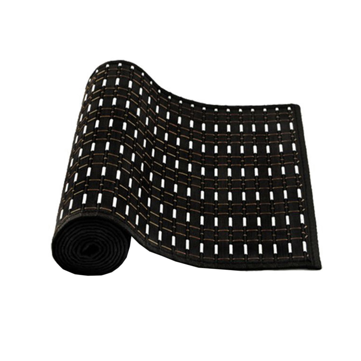 Streak Bamboo Table Runner 140 x 33cm Grey Brown Silver Streak Bamboo Table Runner 140 x 33cm Grey Brown Silver