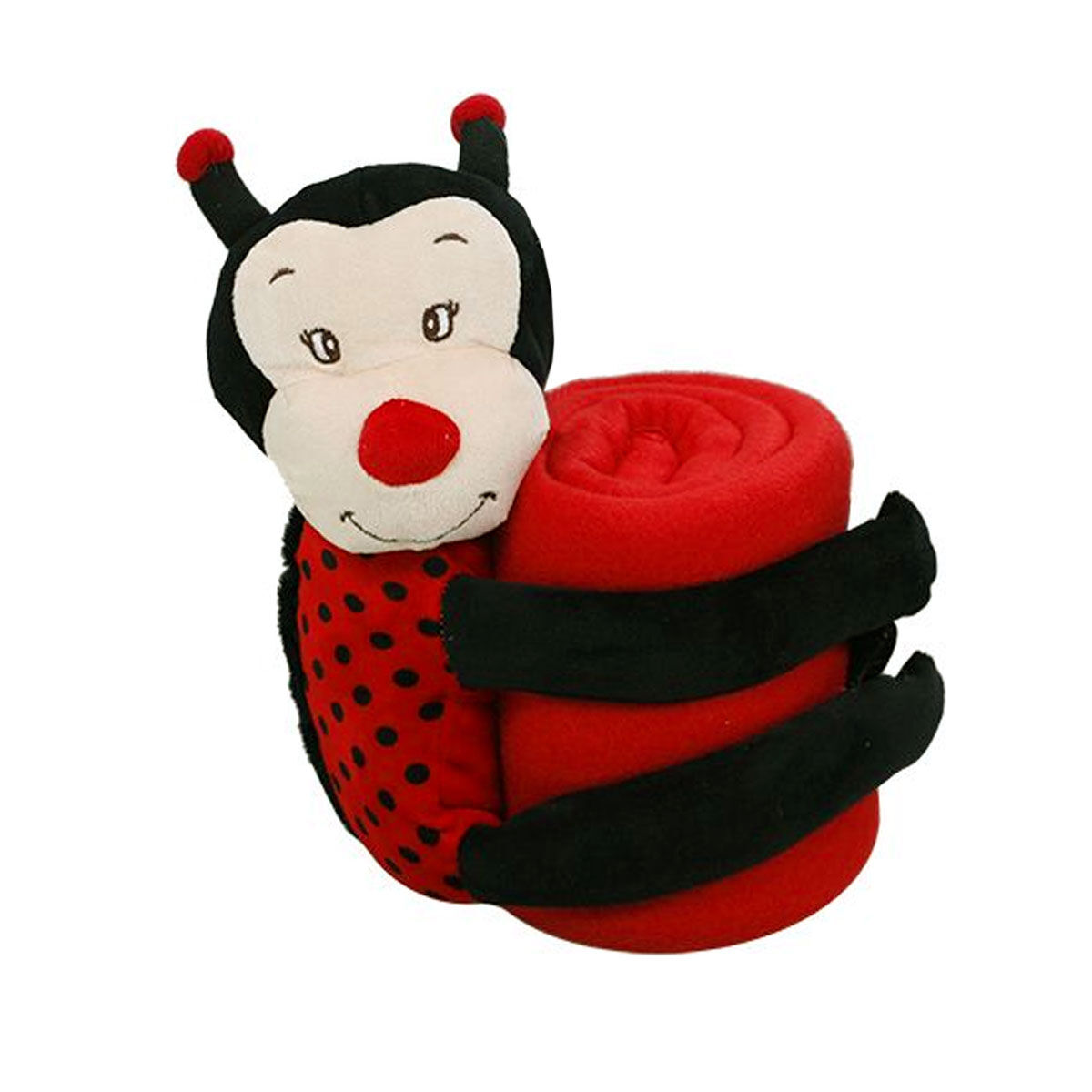 Baby Red Blanket with Toy Ladybug Baby Red Blanket with Toy Ladybug