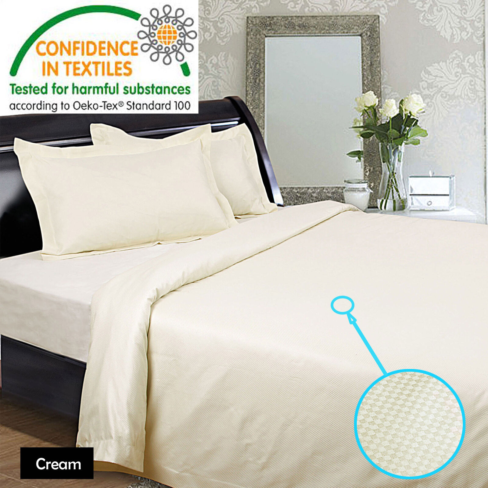 Kingtex 1350TC Sheet Set Cream KING Kingtex 1350TC Sheet Set Cream KING