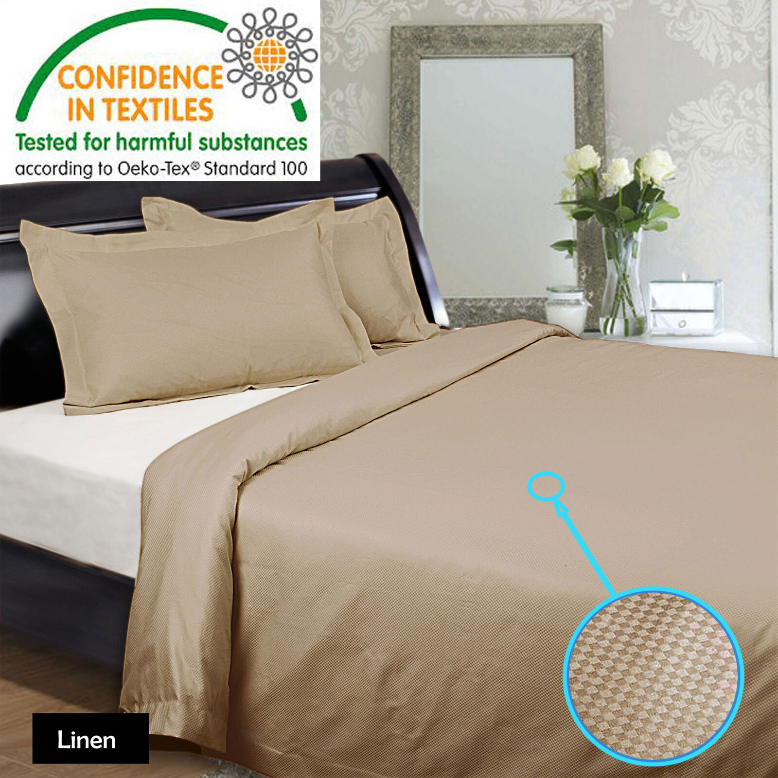 Kingtex 1350TC Sheet Set Linen KING Kingtex 1350TC Sheet Set Linen KING