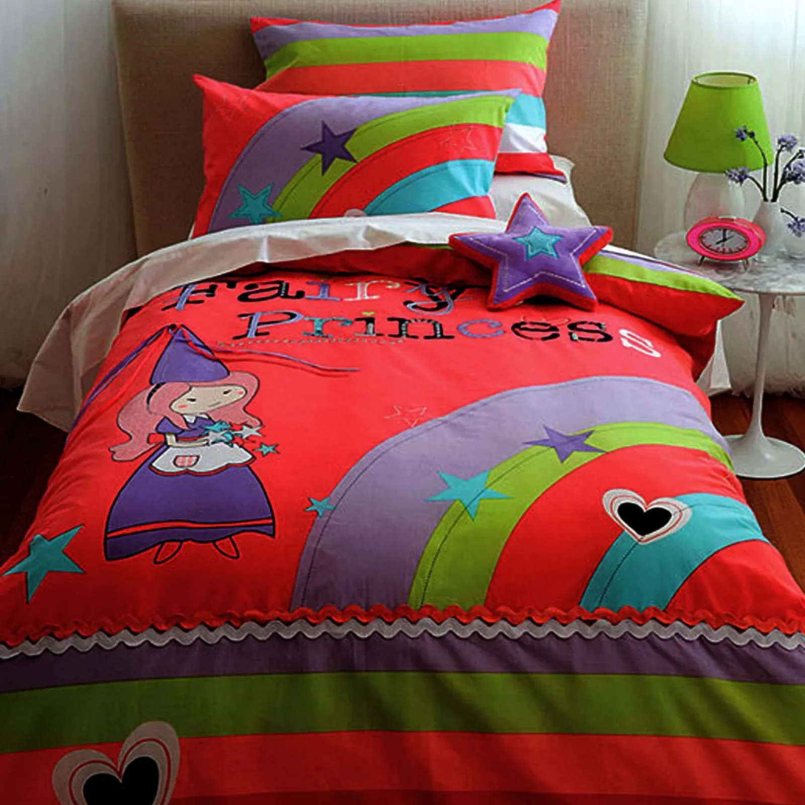 Cubby House Fairy Princess Quilt Cover Set Single Cubby House Fairy Princess Quilt Cover Set Single