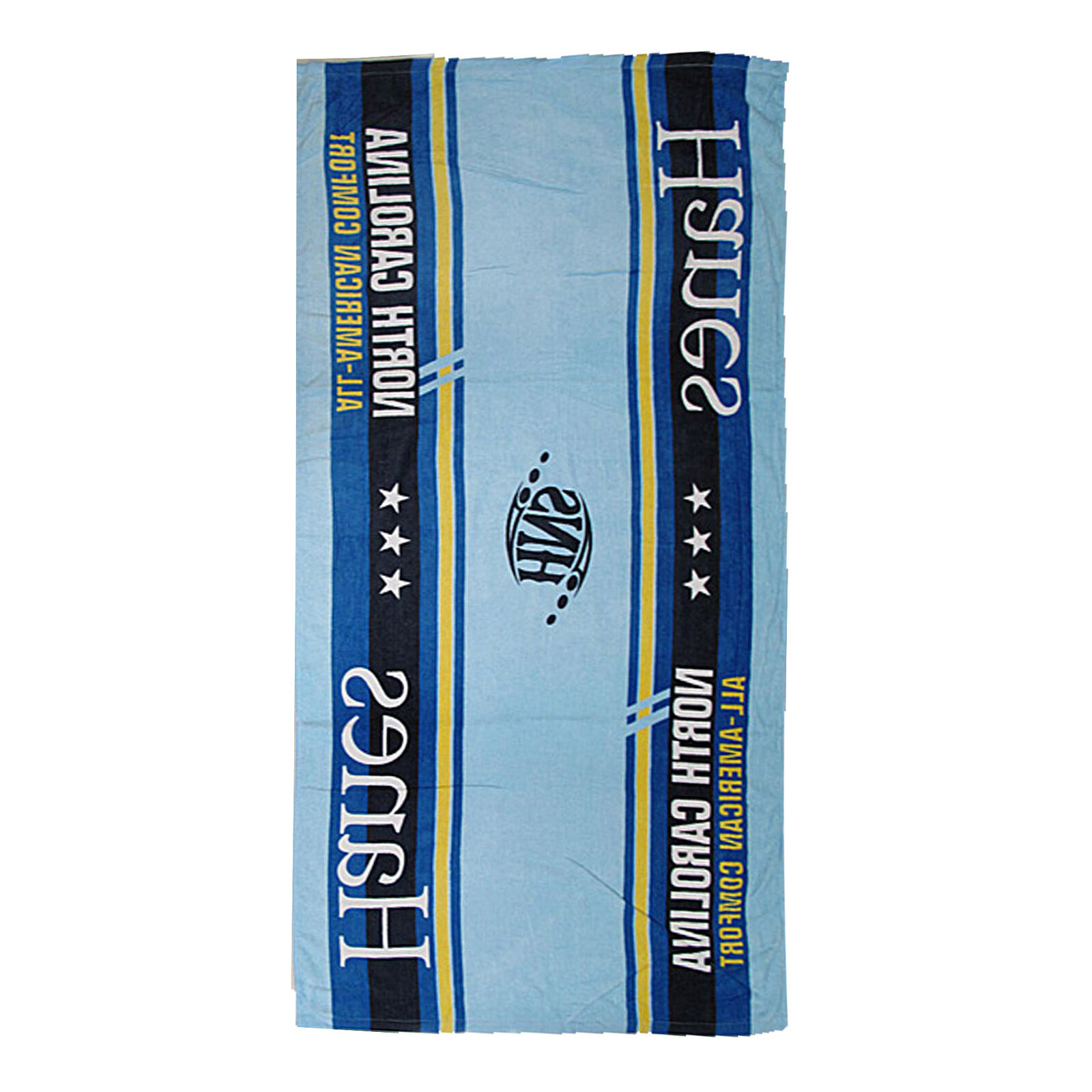 100% Cotton Velour Beach Towel - Hanes Blue 100% Cotton Velour Beach Towel - Hanes Blue